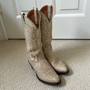 Nocona Beige Boots 8D